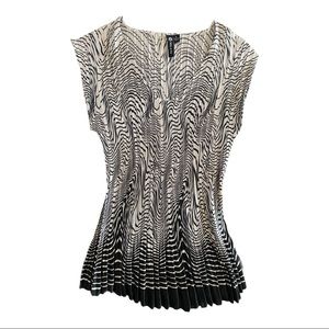 Milano Blouse Accordion Pleated Stretch Top